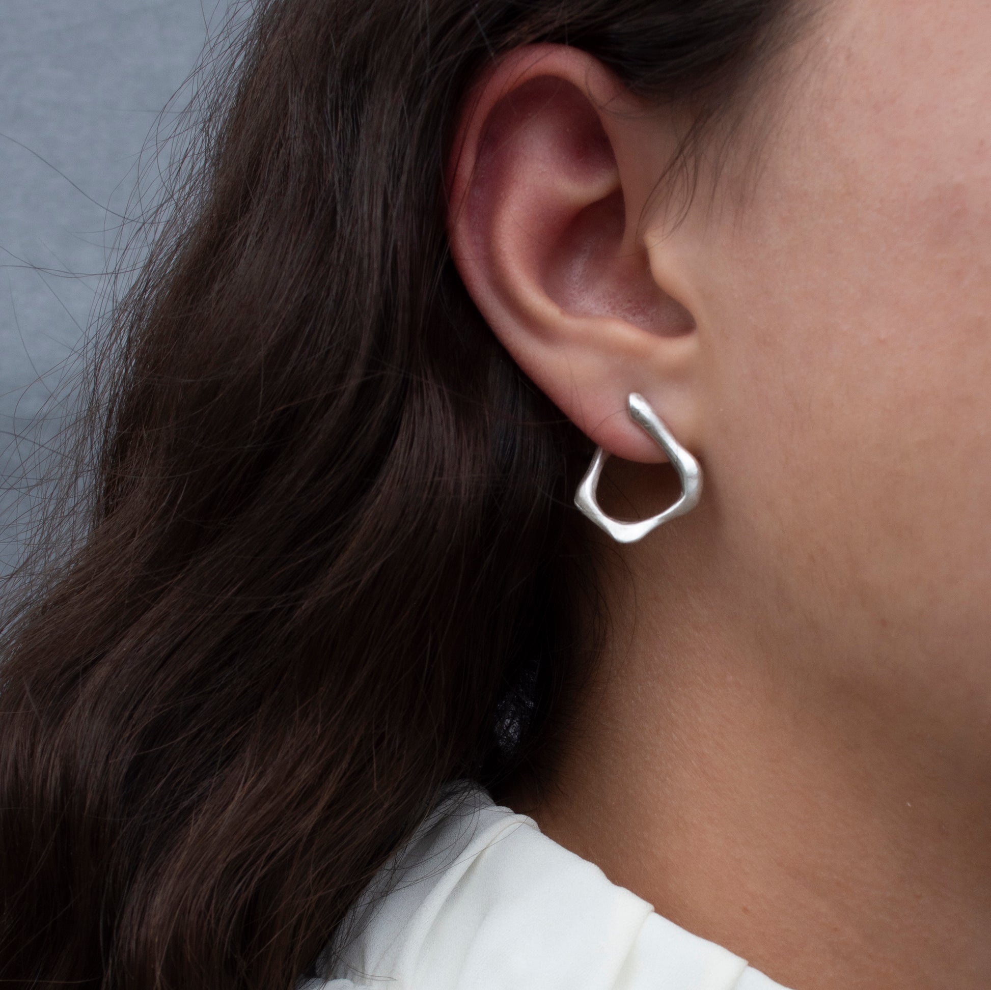 aretes de plata para mujer